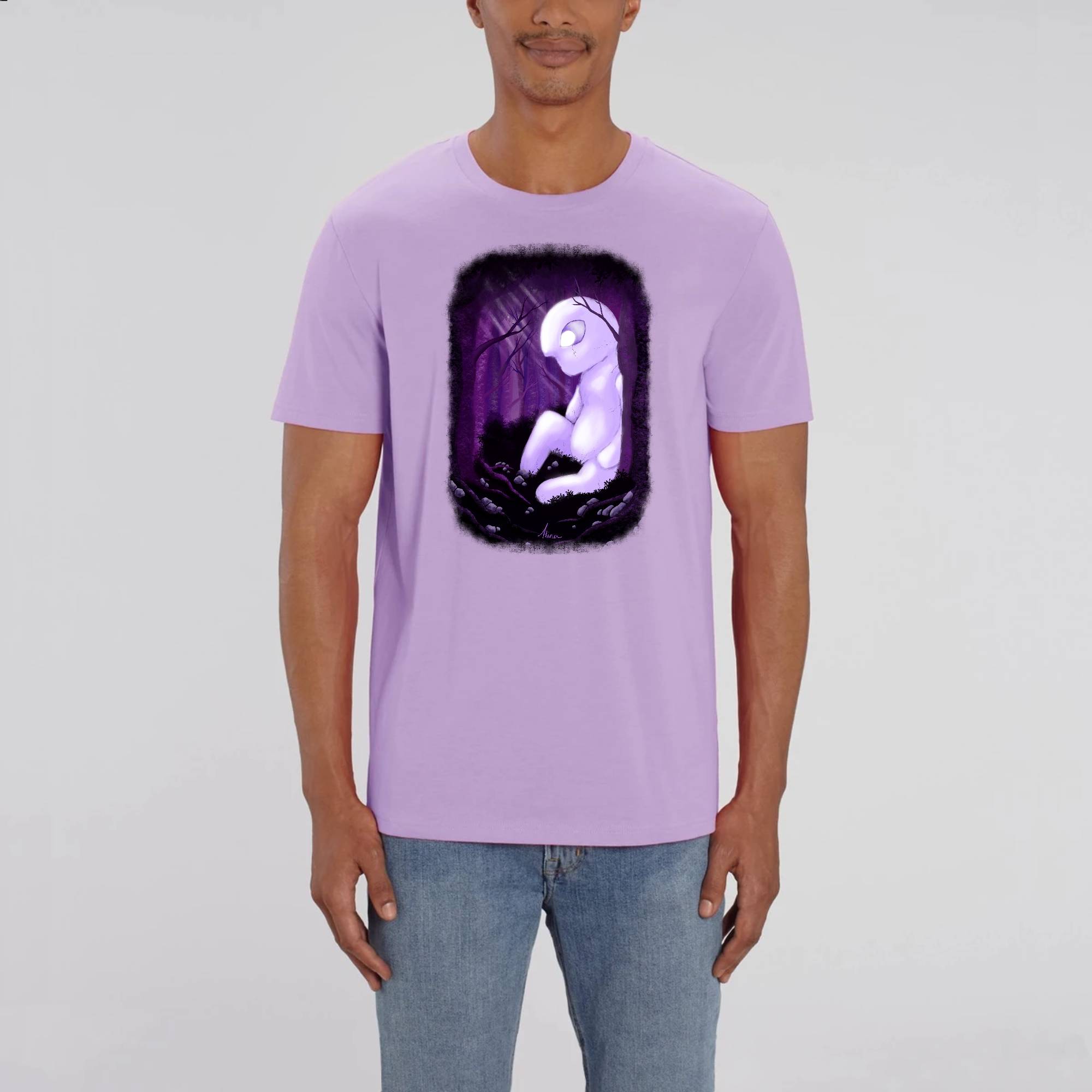 Vaitehaunui Purple - T-shirt bio bio CREATOR