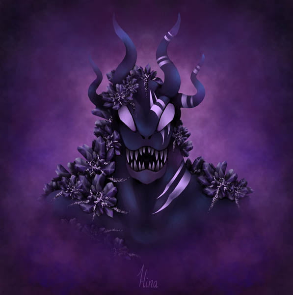 ©Hina-Art.com - Purple Monster - Illustration