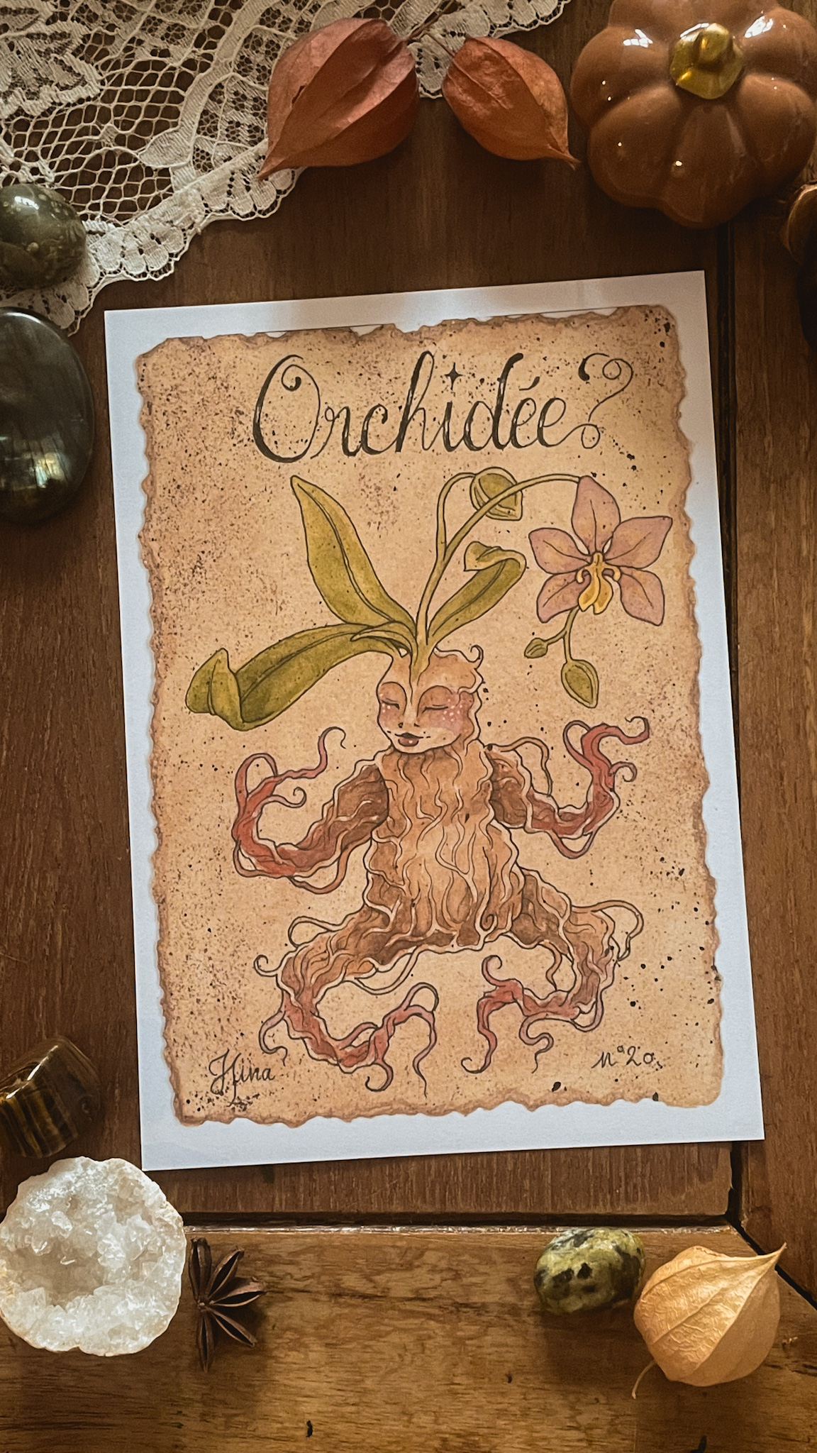 Orchidée n°20 Print